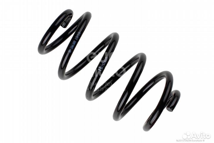 Пружина задняя w246