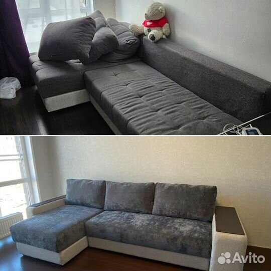 Перетяжка мебели обивка реставрация