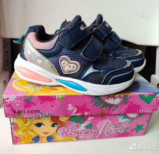 Кроссовки для девочки 25 с подсветкой
