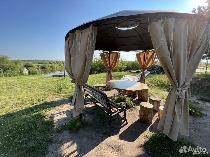 Аренда беседки у воды
