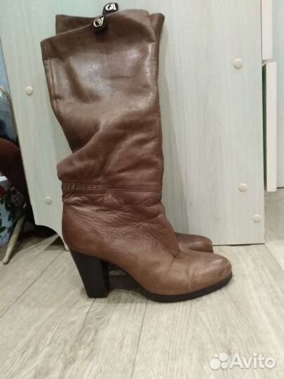 Сапоги евро 38 р. натуральная кожа подойдёт и на х