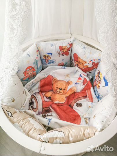 Бортики в кроватку