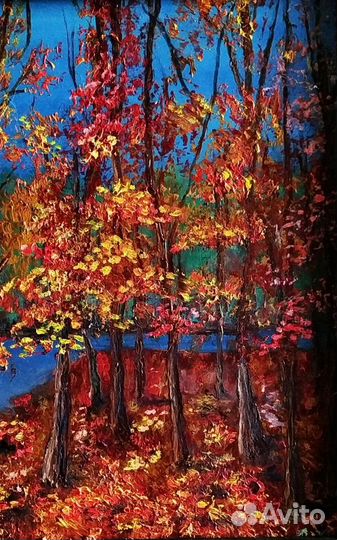 Картина маслом пейзаж