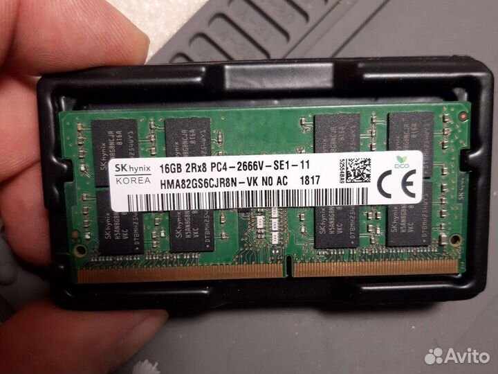 Новый sodimm DDR4 16GB 2666 мгц