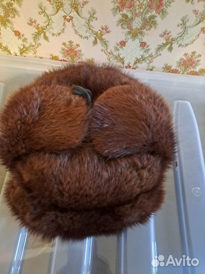 Мужская зимняя шапка из ондатры