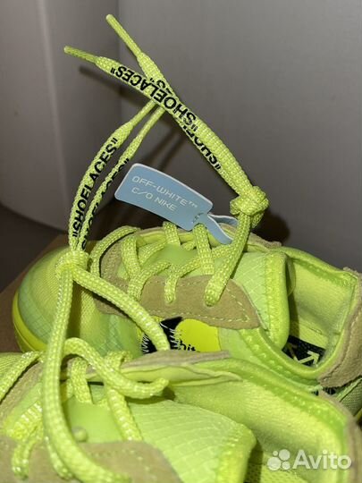 Nike Off-White x Air Force 1 Low 'Volt' оригинал