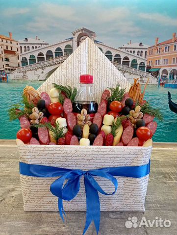 Мужские букеты съедобные