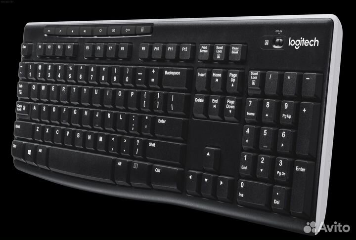 920-003757, Клавиатура мембранная Logitech K270 Бе