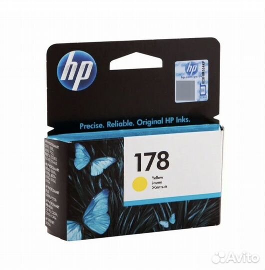 Картридж hp cb322he/bl оригинал желтый