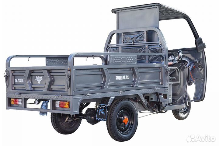 Грузовой электротрицикл Rutrike D4 кабина 1800 60V