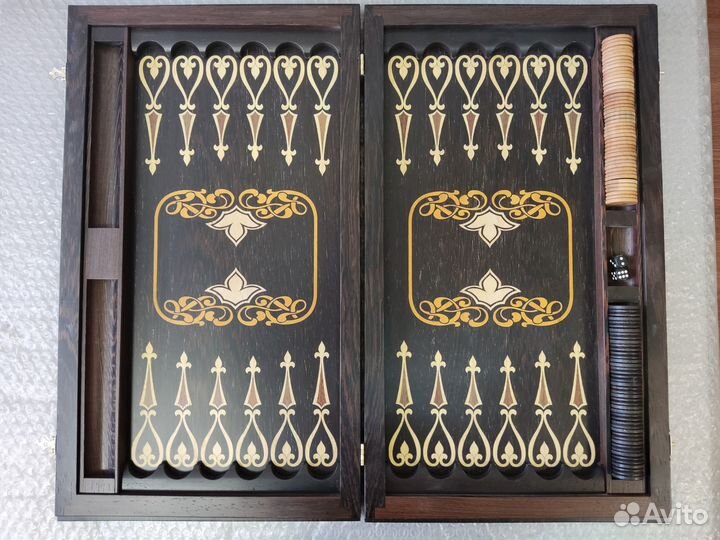 Нарды подарочные венге, 52 см, арт. 73