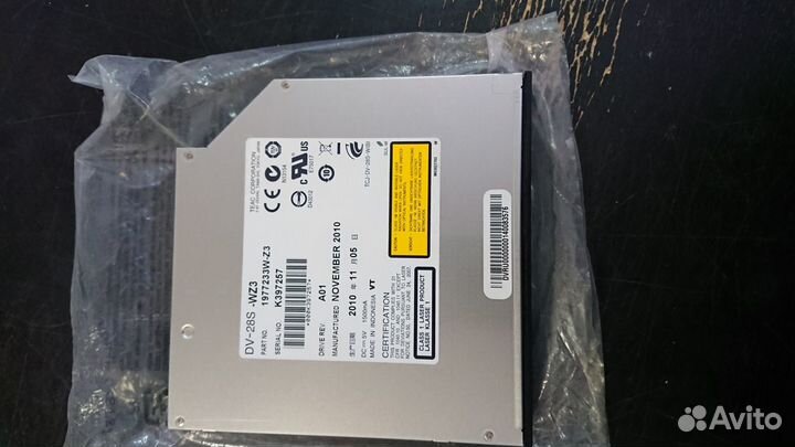 Дисководы Slim DVD+RW, DVD ROM