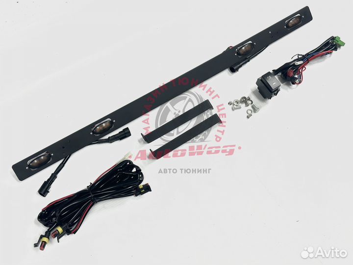 Подсветка в решетку радиатора Patrol Y62