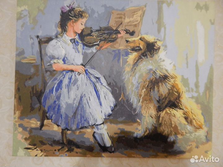 Готовая картина по номерам