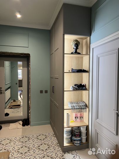 Шкафы и гардеробные на заказ. Премиум материалы