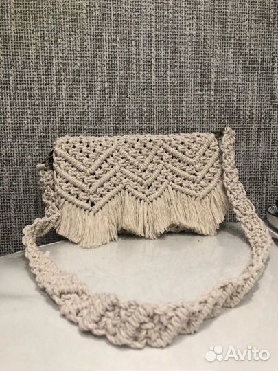 Сумка в технике макраме