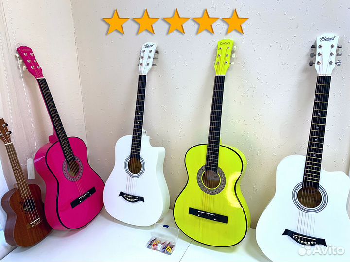 Новые Гитары акустические Belucci, DaVinci