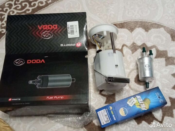 Топливный насос и бензофильтр на Шкоду fabia