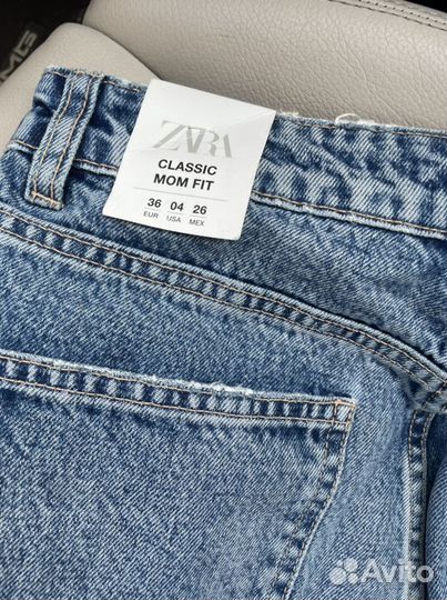 Джинсы zara mom fit 36 размер оригинал