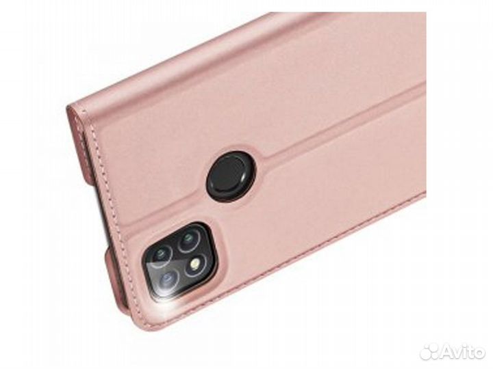 Книжка бархатная Redmi 9C Розовый