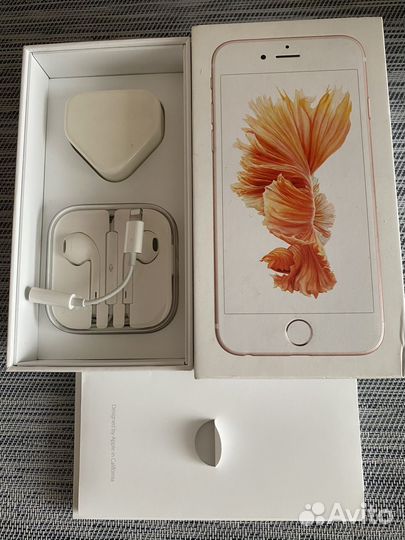 iPhone 6 коробка с наушниками оригинал