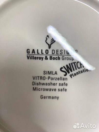 Чайнаые пары и сахарница Villeroy&Boch