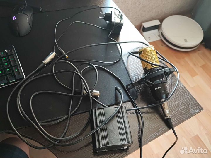 Микрофон с усилителем bm-800