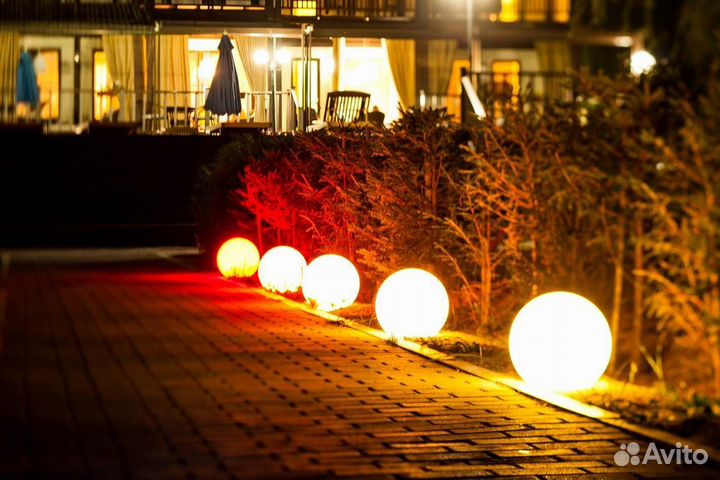 Светильники шары беспроводные с аккумулятором IP68