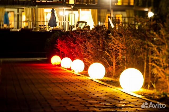 Светильники шары беспроводные с аккумулятором IP68
