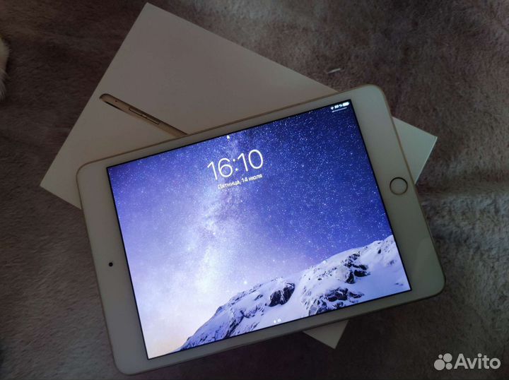 iPad mini 4 128gb gold
