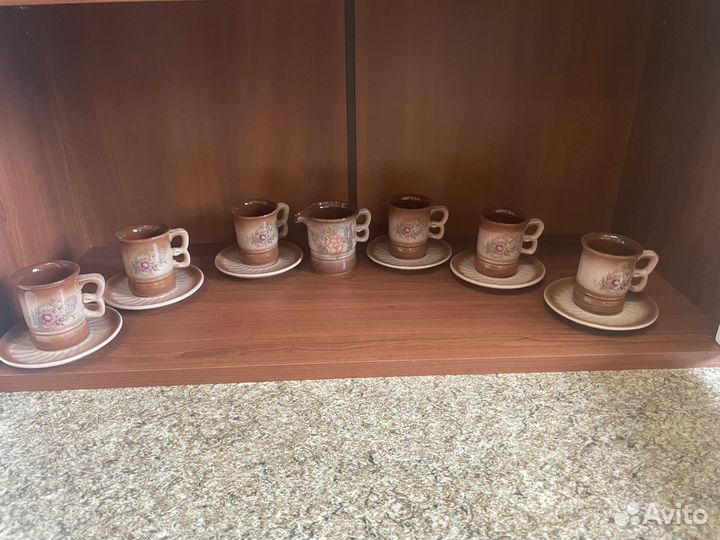 Кофейный сервиз на 6 персон новый