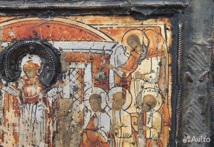 Икона Покров Богородицы в Басме конец 17 века