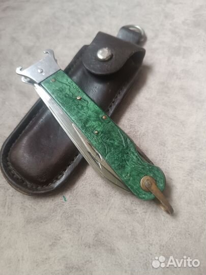Охотничий складной нож СССР Лось Редкий
