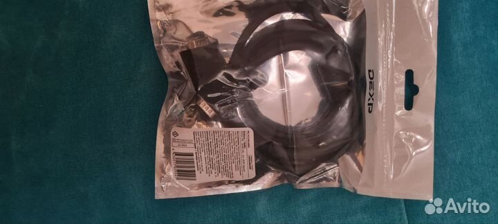 Соединительный кабель VGA-VGA dexp, 2м