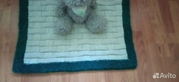 Плед детский вязаный ручная работа