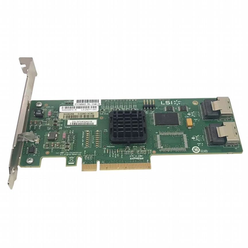 [SAS3081E-R] Контроллер Lsi Sas3081e-R Pci-E8x