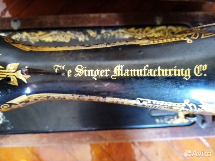 Швейная машинка зингер антикварная