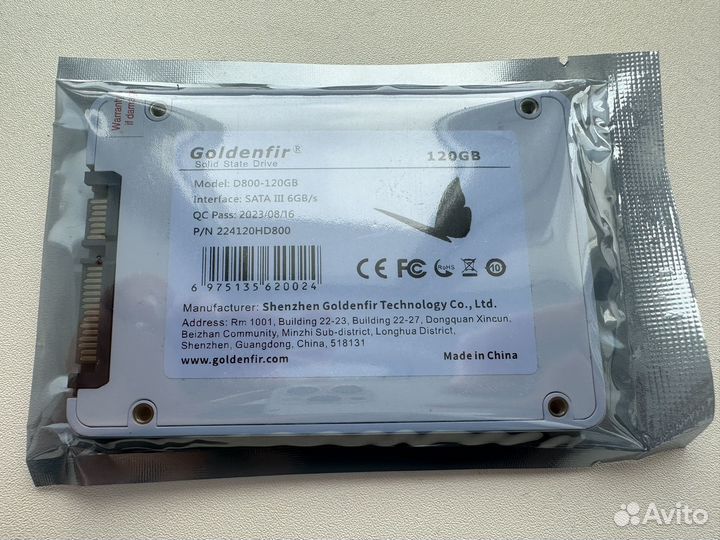 Ssd SATA 120 Gb