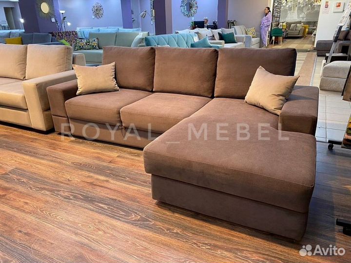 Большой угловой диван / диван кровать