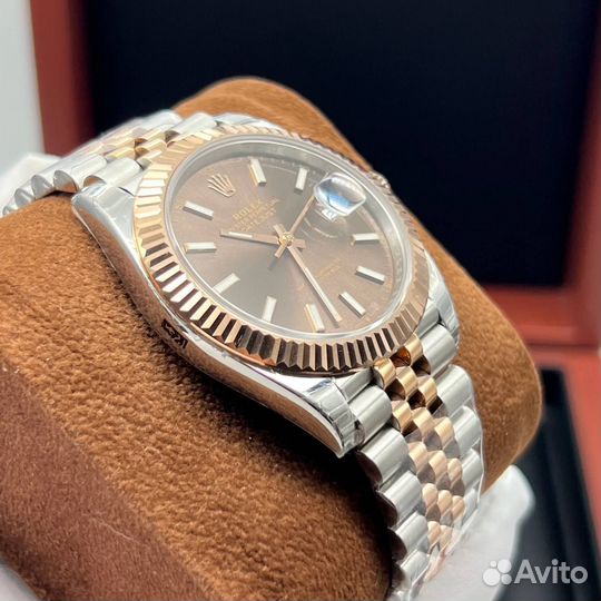 Часы Rolex DateJust II 41 mm шоколадные