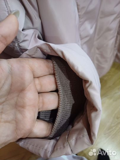 Пуховик женский с песцом