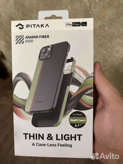 Чехол pitaka iPhone 15 plus в идеальном состоянии