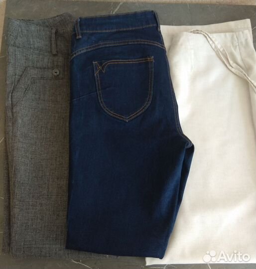 Брюки женские 3 штуки, 44 размер