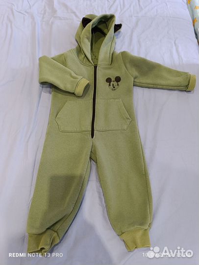 Комбинезон с начесом 86
