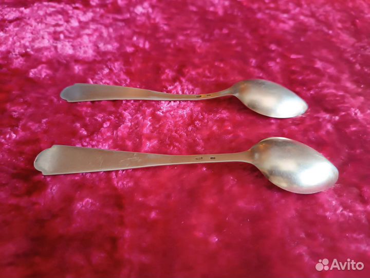 Чайные ложки серебро СССР 875 пробы