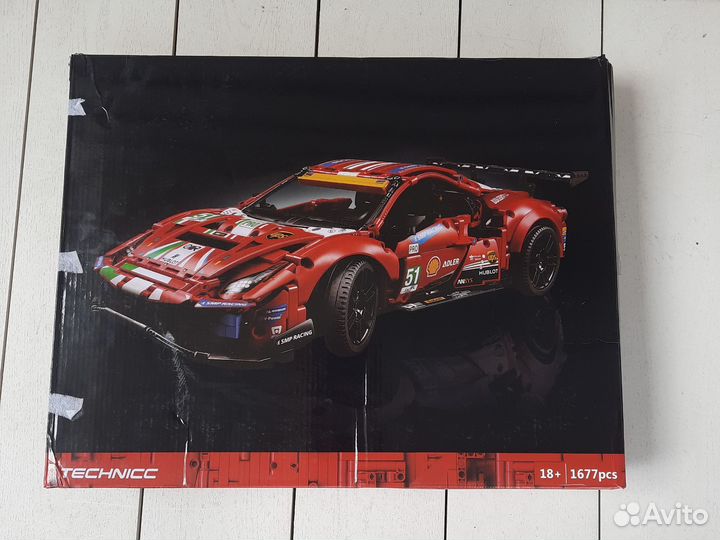 Lego technic ferrari 488 GTE (42125)