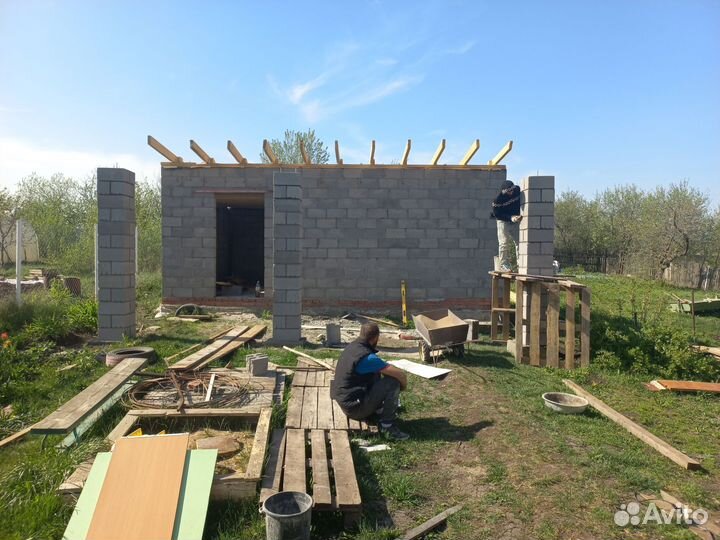 Строительная бригада строительные работы