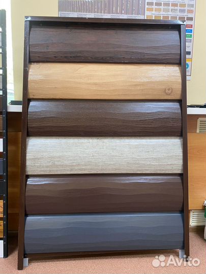 Сайдинг металлический Бревно рубленное 4D