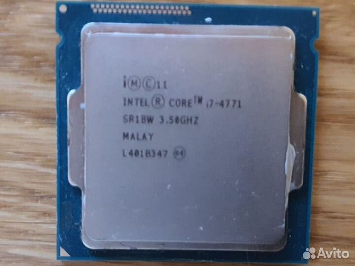 Процессор intel core i7 4771, LGA 1150