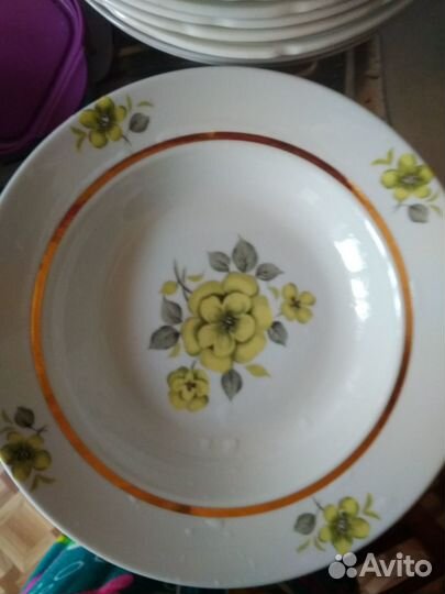 Посуда СССР новая, чашки, тарелки